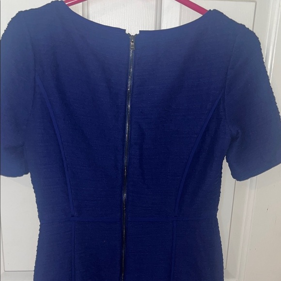 MAEVE Elegant Royal Blue Short Sleeve Dress women’s size 4 Petite - Picture 5 of 7